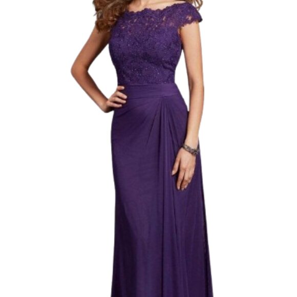 NWT Clarisse M6531 Formal Gown Purple size 6